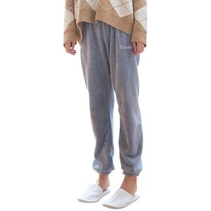 Winter Flanellen Pyjamabroek Vrouwen Bottoms Broek Casual Zachte Dagelijkse Homewear Fluwelen Dikker Volledige Lengte Losse Warme Broek