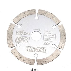 1 Pcs 85 Mm 10 Mm/15 Mm Mini Cirkelzaagblad Hout Zaagblad Voor Beton Steken Droog snijden Marmer