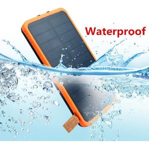 Vouwen Dual Usb Charger Solar Power Bank Led Verlichting 8000Mah Oplaadbare Externe Batterij Solar Charger Солнечная Батарея