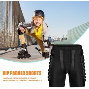 Rits Hoge Elastische Shock-Slip Broek Valweerstand Roller Padded Shorts Skiën Beschermende Hip Padded Shorts