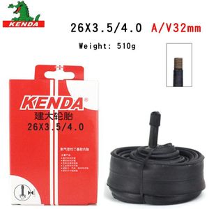 Kenda Fiets Binnenband Mountainbike Tube Banden Onderdelen 26 Inch 26*2.3/2.4 3.5 4.0 S/v F /V Fietsen Butylrubber Binnenband