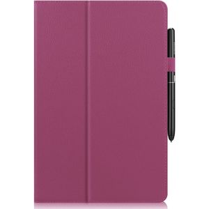 Voor Samsung Galaxy Tab S4 10.5 T830 T835 T837 SM-835 Case Tablet Litchi Pu Lederen Ondersteuning Stand Smart Cover Funda + Pen