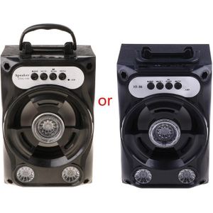 K3NB Grote Size Bluetooth-Compatibel Luidspreker Wireless Sound Systeem Bass Stereo Met Led Light Ondersteuning Tf Card Fm Radio outdoor