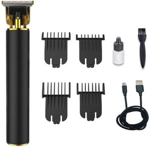 Draadloze Close Haar Snijden Blade Trimmer Oplaadbare Clipper Push Keramische Clipper Elektrische Tondeuse Tondeuse Baard Trimer