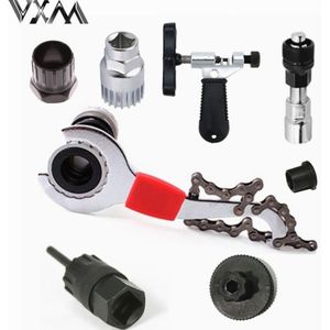 VXM Mountainbike Reparatie Tool Kit MTB Fiets Gereedschap Ketting Cutter As Vliegwiel Tool Fiets Reparatie