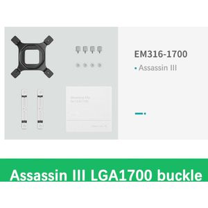 Deepcool LGA1700 Beugel 12th Generatie Cpu Montagebeugel Kit Neptwin Assassin Kasteel Gammaxx Waterkoeling 400 Koeler