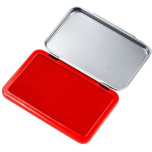 Rood Blauw Zwarte Inkt Plakken Kalligrafie Pad Stempel Vermilion Stempelkussen Zegel Schilderen Rode Inkt Pasta School Office Schrijven Levert