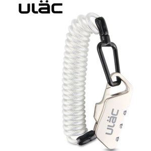 Ulac Mini Fietsslot 1200 Mm Opvouwbare Rugzak Fiets Helm Fiets Kabelslot 3-Cijferige Wachtwoord Anti-Diefstal fietsslot