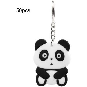 50 Stuks Baby Panda Olifant Sleutelhangers Thema Feestartikelen Verjaardag Feestartikelen Party Bag Vulstoffen