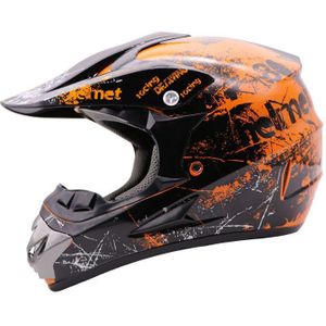 Moto Cross Helm Professionele Racing Helm Moto Capacete Moto Casco Groen Oranje Off-Road Moto Rcycle Helm