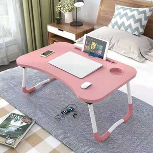 Folding Laptop Stand Houder Draagbare Studie Tafel Bureau Houten Opvouwbare Computer Bureau Voor Bed Sofa Tea Serving Table Stand