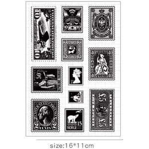 Clear Stamps Postkaart Insect Transparante Siliconen Stempel Voor Diy Scrapbooking Album Craft Decoratie Rubber Stamp Briefpapier