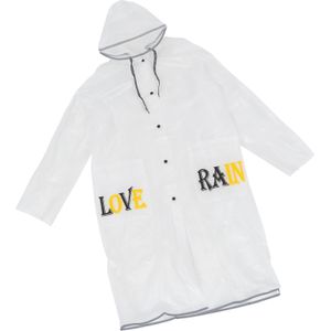 Outdoor Poncho High Neckline Rain Poncho Unisex Used Raincoat Rainy Day Accessory