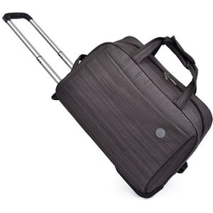 Dames/Heren Trolley Bagage Rollende Koffer Casual Streep Rolling Case Wheeled Reistas Wielen Bagage Koffer