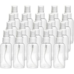 20 Pcs 30 Ml(1Oz) Clear Plastic Mist Spray Fles, Transparant Reizen Fles, draagbare Hervulbare Spuitbus Fles Voor Reizen,