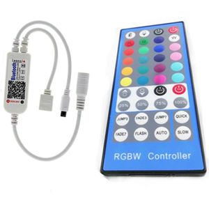 Rgbw Led Controller DC12V 40Key Ir Afstandsbediening/Bluetooth Controle Voor Rgbw Of Rgbww Led Strip Verlichting