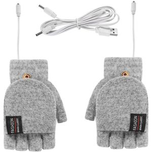 Winter Usb Powered Verwarmde Handschoenen Mannen Vrouwen Elektrische Verwarmde Handschoenen Winddicht Fietsen Warm Verwarming Touch Screen Skiën Handschoenen