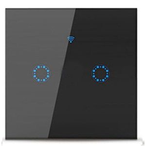 Smart Home Wifi Licht Geen Neutrale Draad Vereist Schakelaar Touch Panel Afstandsbediening Enkele Fire Wire Met Alexa Google Thuis