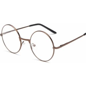 Ronde Spiegel Zonnebril voor Vrouwen Retro Metalen Frame Brillen Koreaanse Clear Lens Zonnebril Vrouwelijke Optische Glazen