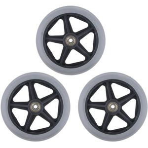 3Pc Abs Rolstoel Vervanging Voorwiel 5/16 'Castor Rolstoelen Levert