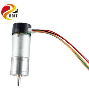 Doit GM25-370 Motor Gearing Met Hall Sensor Metal Gear Motor En Snelheid Meten Module Voor Diy Rc Speelgoed Smart Tank chassis