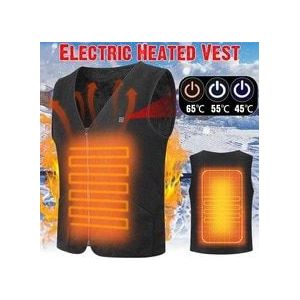Mannen Vrouwen Outdoor Usb Infrarood Verwarming Vest Jas Winter Flexibele Elektrische Thermische Kleding Vest Voor Sport Wandelen Vissen