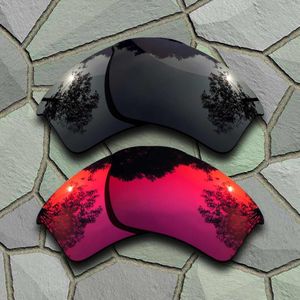 Grijs Zwart & Violet Rode Zonnebril Gepolariseerde Vervanging Lenzen voor Oakley Half Jacket 2.0 XL