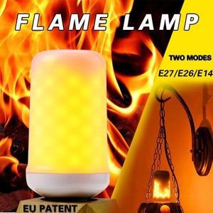 Warmteafvoer 2W 3W 5W E27 E26 E14 Vlam Lamp 85-265V LED Vlam Effect fire Gloeilampen Flickering Emulatie Decor LED Lamp