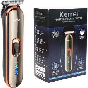 Kemei Professionele Afwerking Trimmer Mannen Elektrische Tondeuse Draadloze Elektrische Tondeuse Kapper Styling Tool 40D