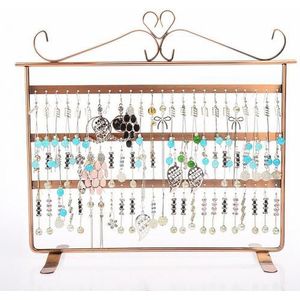 72 Gat Metalen Oorbel Ketting Display Houder Sieraden Display Rack Organizer Sieraden Display Sieraden Box Oor Stud/Oorbel Houder