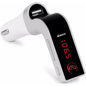 4-In-1 Handsfree Draadloze Bluetooth Fm-zender Usb G7 Speler Sd Auto MP3 Accessoires Aux Lcd kit Auto Modulator U0X5