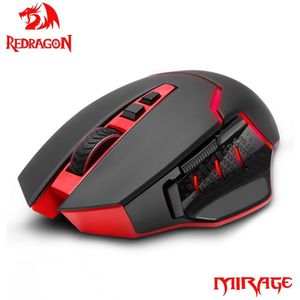 Redragon Mirage M690 Usb Draadloze 2.4G Gaming Muis 4800Dpi 8 Knoppen Programmeerbare Ergonomisch Voor Overwatch Gamer Muizen Pc compute