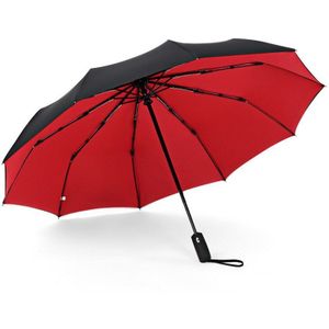 Regen Mini Kinderen Paraplu Dubbele Vrouwen Waterdichte Opvouwbare Volautomatische Paraplu Jongens Tien Bone Luxe Heren Parasol