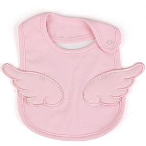 Pasgeboren Slabbetjes Baby Bandana Slabbetjes Wit Katoen Burp Doek Roze Engelenvleugels Leuke Jongen Meisje Bib Voor Baby Peuter Voeden