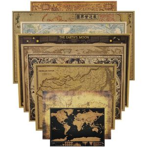9 Stuks Pak Deluxe Wissen World Travel Map Scratch Off Wereldkaart Reizen Scratch Voor Kaart Kamer Home Office Decoratie muurstickers