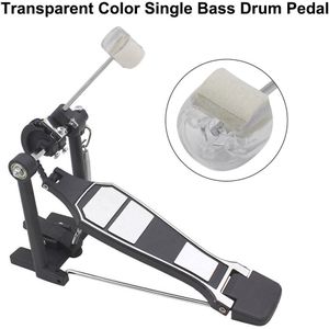 Transparante Kleur Enkele Bass Drum Pedaal Direct Drive Drum Accessoires Perfecte Cadeaus Voor Vrienden Familie En Muziek Liefhebbers