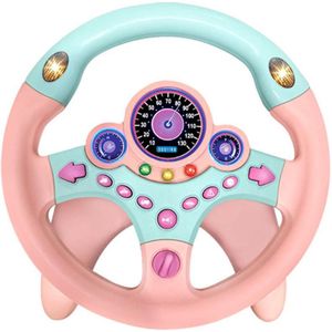 Kinderen Copiloot Speelgoed Stuurwiel Licht Geluid Simulatie Rijden Puzzel Baby Ontwikkelen Educatief Speelgoed Auto Voor Kids