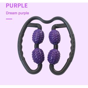 360 ° Massage Been Vormgeven Ring Vier-Wiel Been Klem Massager Roller Dunne Size Been Spier Dunne Taille Ontspannen dunne Been Klem