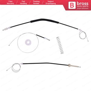 Bross Auto-onderdelen BWR1033 Elektrische Ruitbediening Regulator Reparatie Kit Rechts Achter Deur Voor Vw Phaeton Lounge 2005-Op top Winkel