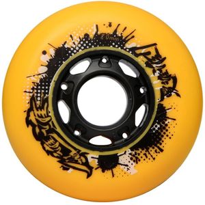 Papaya Inline Skate Wielen Slip 92A Slalom Sliding Fsk 72 76 80Mm Geel Rolschaatsen Banden Voor Seba Powerslide patines