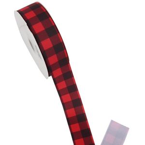 2 "(2 yard/roll) grosgrain Plaid Lint Grid Patroon Gedrukt DIY Hairbow Materiaal Wieden Wrpping Party Decoratie