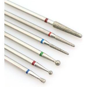 9 soorten Steen Keramische Nail Boor Set Diamant Frees Borstel Elektrische Rotary Machine Bits Cuticle Schoon Accessoires Gereedschap