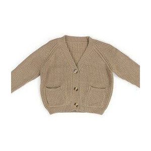 Kids Herfst Kleding Solid-Kleur V-hals Lange Mouwen Knop Opening Geweven Vest Met Zakken Voor Kleine Jongens Meisjes