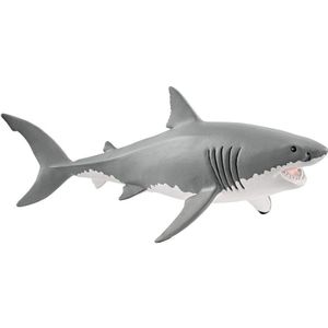 Grote Zee Leven Zachte Grote Witte Haai Model Action Figures Oceaan Dieren Grote Haai Collectie Speelgoed Voor Kid