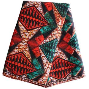 Ankara Afrikaanse Prints Batik Stof Ghana Wax 100% Katoen Afrika Patchwork Voor Jurk Tissus Wax 6 Yards Veel