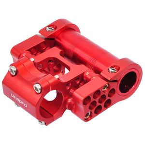 Litepro Verstelbare Dual Stem Fiets 25.4Mm Vervorming Aluminium Vouwfiets Poreuze Stengels
