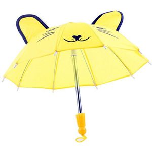 Mooie Mooie Paraplu Accessoires Kids Geschikt Voor 18 Inch Meisje Pop Outdoor Paraplu Windbestendig Opvouwbare Regenkleding
