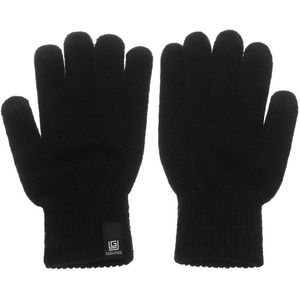 Winter Gebreide Wol Touchscreen Handschoenen Mannen Warme Korte Pluche Voering Volledige Vinger Outdoor Sport Fiets Handschoenen Wanten