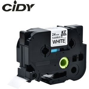 Cidy Tze-FX251 Compatibel Brother 24 Mm Tze Tape Flexibele Lijm Tapes Tze FX251 Tz FX251 Tz-FX251 Voor Brother P-Touch printer