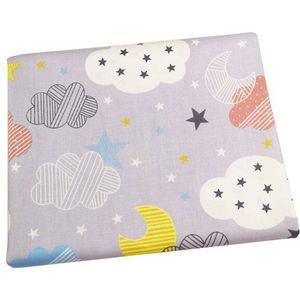 Syunss Grijs Cloud Star Gedrukt Katoen Stof Voor Diy Patchwork Quilten Wiegen De Doek Kussens Deken Naaien Tissus